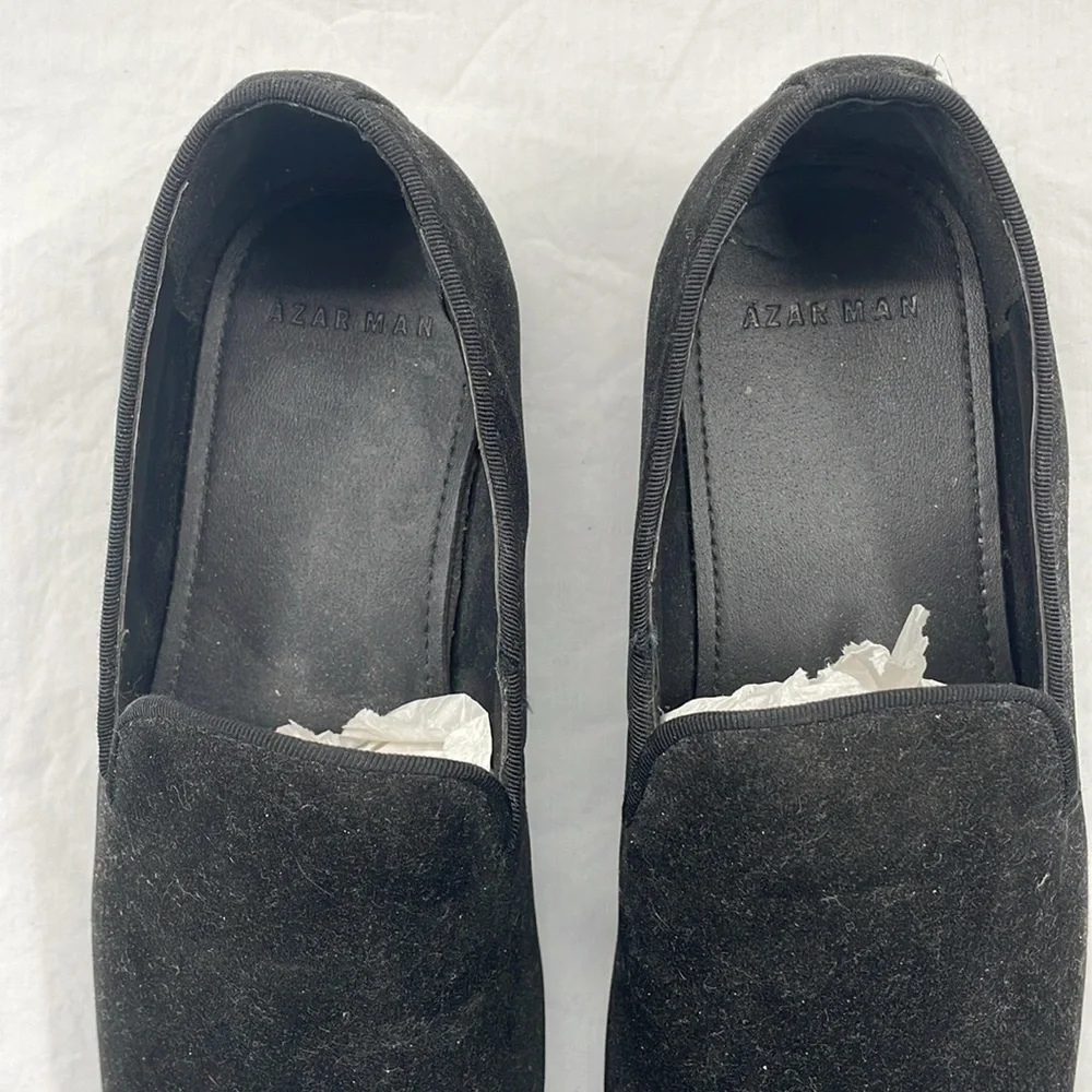Like NEW! AZAR Black Comfortable Shoes Loafers. Men’s 6.5.